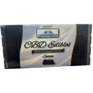 Belgian CBD Dark Chocolate – 1000mg Vegan Sativa Bar