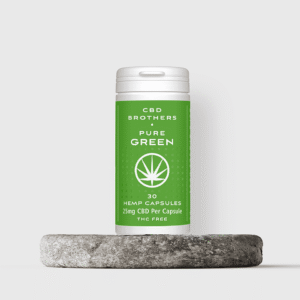 CBD Brothers Pure Green CBD Capsule | The CBD Flower Shop