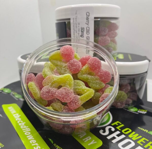 CBD Cherry Gummies | 50mg CBD | The CBD Flower Shop