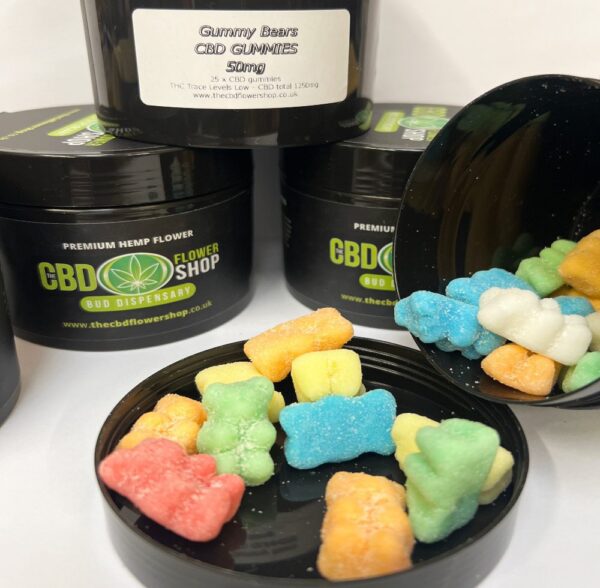 CBD Gummy Bears 50mg | Broad Spectrum | CBD Flower Shop