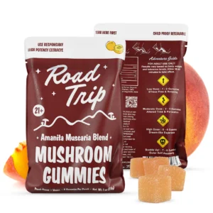 Road Trip Gummies Amanita Muscaria Peach